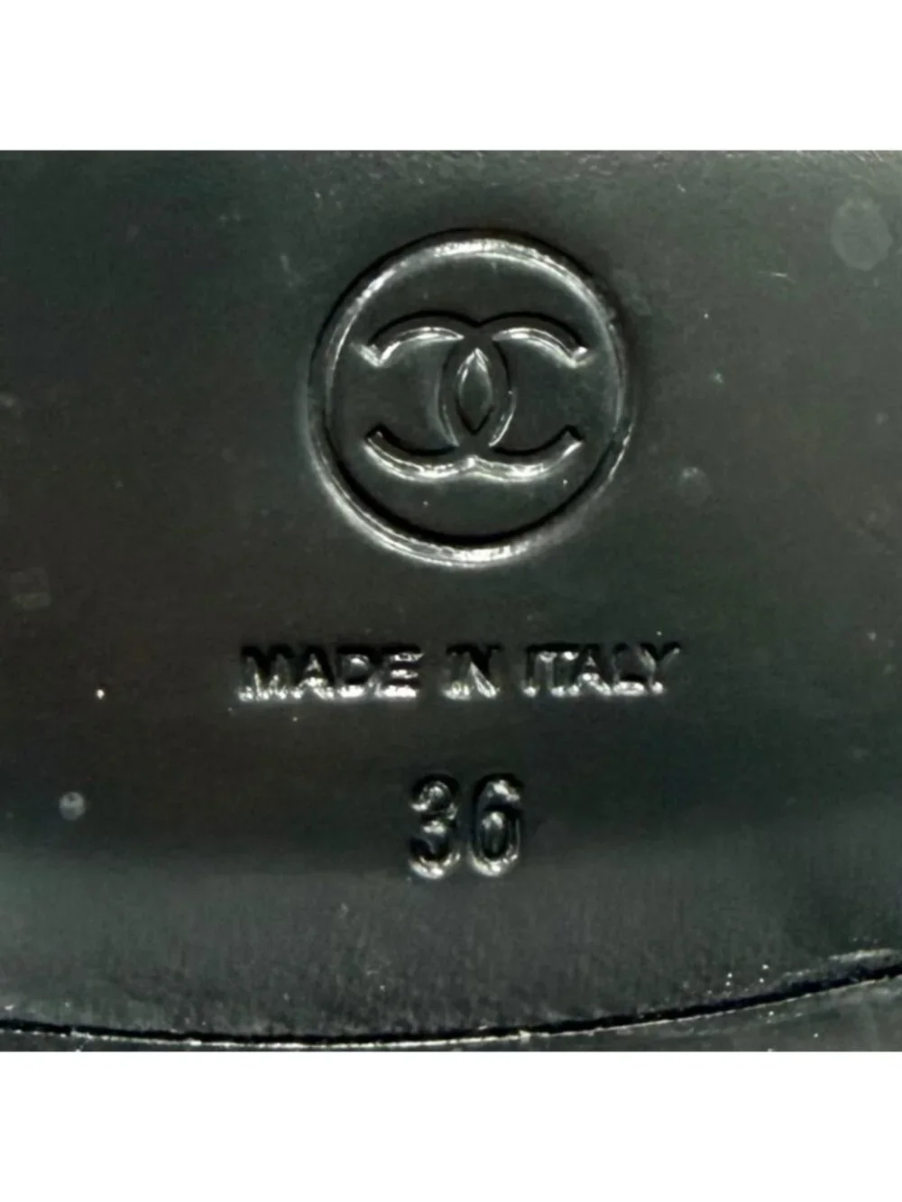 Chanel CC Logo Lace Up Leather Engineer Boots Black 36 with Faux Pearl
